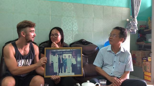 We are talking with Le Van Loc about Blind association in Hue province